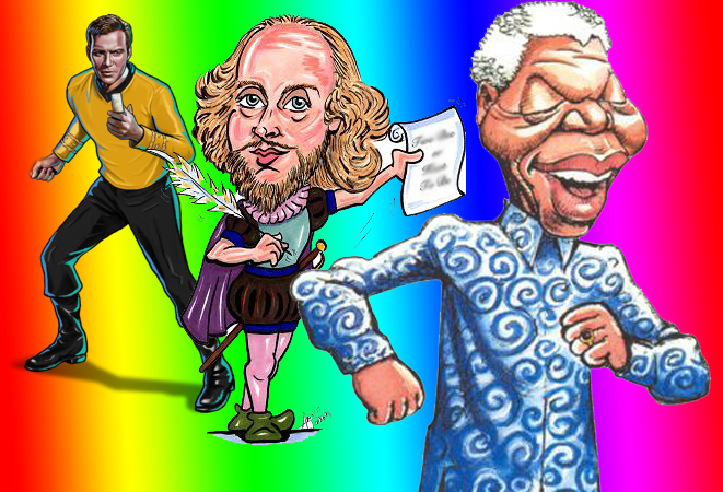 Kirk, Shakespeare and Mandela